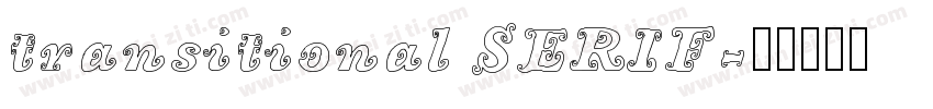transitional SERIF字体转换
